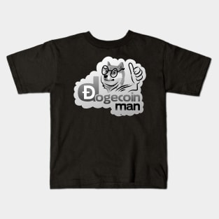 DogeCoin Man Meme T Shirt Kids T-Shirt